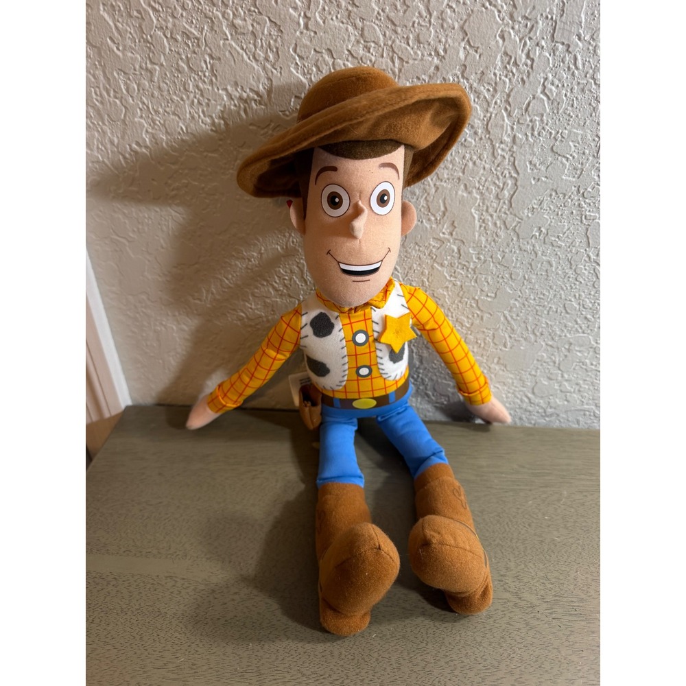 Disney Store Toy Story Woody Plush Cowboy Doll 18 Inch Sheriff Figure